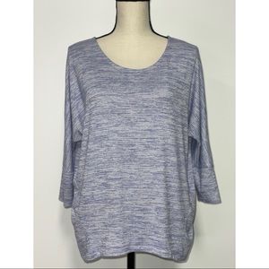 Market & Spruce 3/4 Sleeve Top Blue Size S